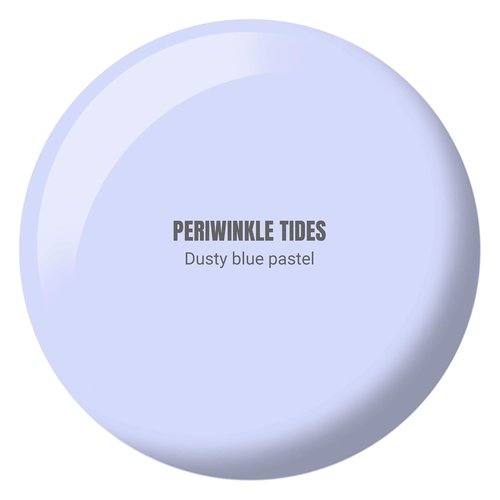 DND Gel Polish - Coquette Collection | UV/LED Gel & Air Dry Nail Lacquer Duo - 107 Periwinkle Tides, 0.5 Fl Oz