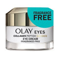 Olay Eyes Collagen Peptide 24 MAX Eye Cream - Fragrance-Free, 0.5 oz for Youthful Skin