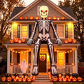 10.5FT Light-Up Halloween Skeleton Inflatable for Yard and Garden Decorations