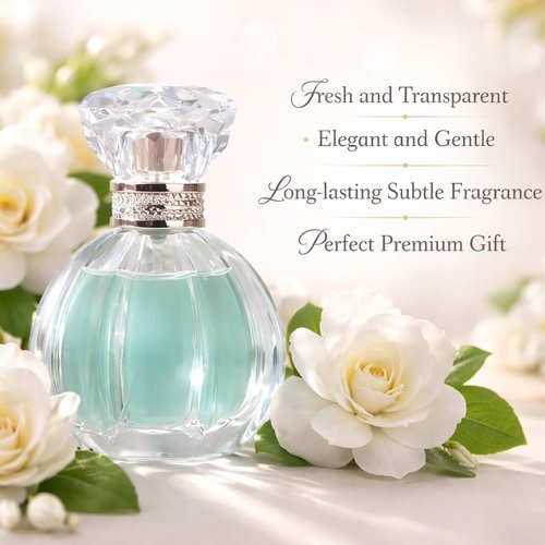 Floral Eau de Parfum for Women - Long-Lasting Natural Fragrance Spray | Elegant Daily Wear Gift, 1.7 Fl Oz (Gardenia)