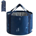 Multifunctional Collapsible Bucket for Soaking Feet, Portable Foot Bath Bag, Foot Spa Soaking Feet Home Pedicure Basin Outdoor Camping for Washing, Fishing Wait Handy Carrying Bag, Large