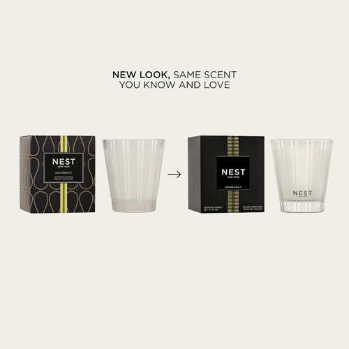 NEST New York Scented Classic Candle - Grapefruit Fragrance | 8.1 oz | 60-Hour Burn Time