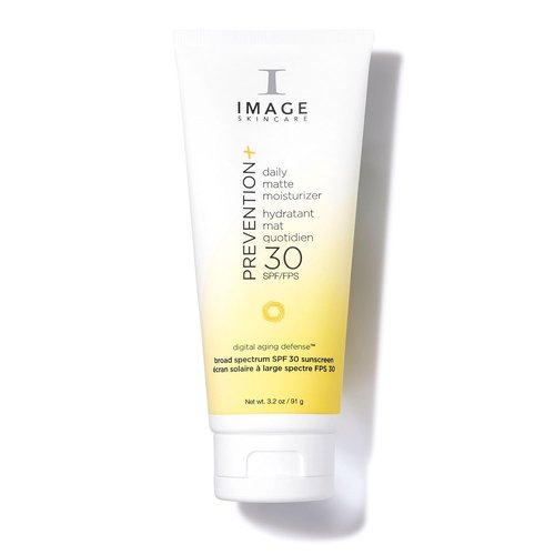IMAGE Skincare Daily Matte Moisturizer SPF 30 - Zinc Oxide Mattifying Face Sunscreen, 3.2 oz
