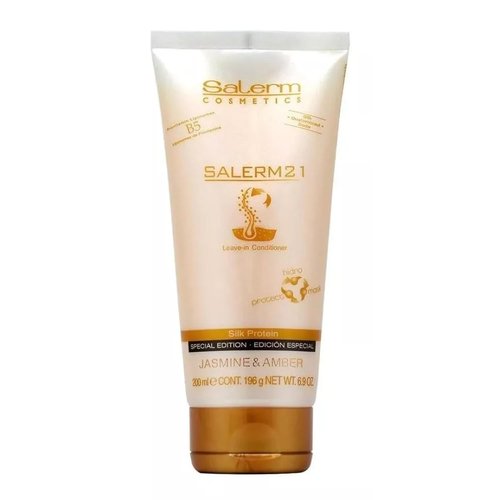 Salerm 21 Leave-In Mask & Conditioner - Jasmine & Amber - 200 ml - Anti-Frizz & Deep Hydration