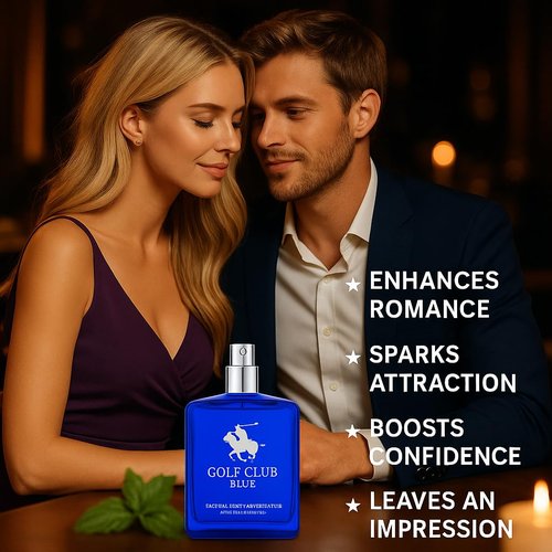 Skiennix Men's Perfume - Elegant Sports Fragrance Eau de Toilette in Blue Glass Bottle | Long-Lasting 100ml
