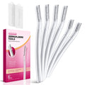 Dermaplane Razor for Women Face, (6 Count) Professional Dermaplaning Tool for Peach Fuzz, Facial and Eyebrow Hair Removal, Gentle Skin Exfoliation Blade