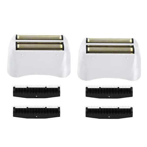 2 Pack Pro Shaver Replacement Foil and Cutters compatible with"andis #17150 shaver foil replacement" Golden