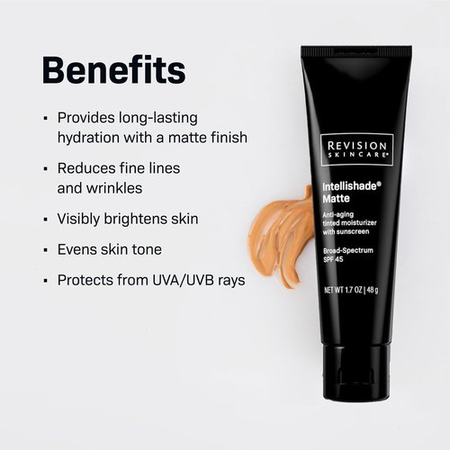 Revision Skincare Intellishade® Matte SPF 45 - Anti-Aging Tinted Sunscreen for Oily Skin | 1.7 oz