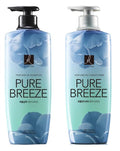 Elastine Perfumed Pure Breeze Shampoo & Conditioner Set | 600ml x 2 | Long-Lasting Floral Fragrance | Silky Hair Care for Women & Men | K-Beauty Hair Treatment