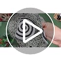 Large Candy Christmas Decorations Set - Black & White Lollipops & Ornaments
