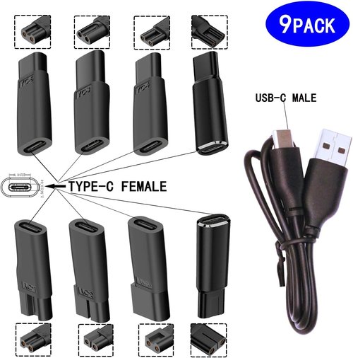 Skiennix USB C Power Cord - 10PCS Replacement Charger for Hair Clippers, Trimmers & Shavers | HQ8505