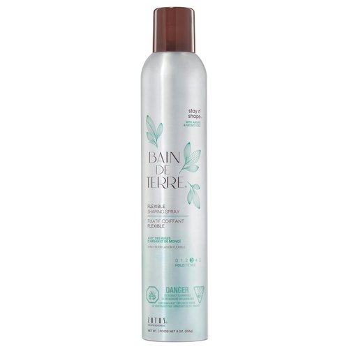 Bain de Terre Hairspray - Nourishing Argan & Monoi Oils for Ultimate Hold | 9 Fl Oz