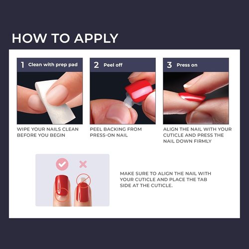 LymwLphbb 30pcs Cherry red for Halloween day Chrismas Long fake nails