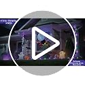 3.5FT Inflatable Halloween Spider Decor with Color Changing LED Lights
