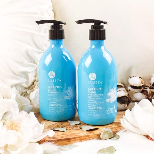 Luseta Coconut Milk Conditioner - Nourishing & Moisturizing Formula | Sulfate & Paraben Free, 16.9oz