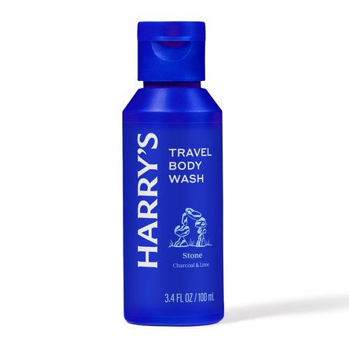 Harry's Travel Size Men's Body Wash - Stone - (6 Pack) 3.4 fl oz - TSA Approved for Travel - Shower Gel for Men - No Parabens, Sulfates, or Dyes