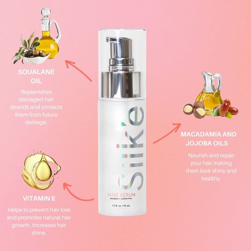 Sleek'e Silk'e Hair Repair Therapy Serum - Frizz Control for Silky, Shiny Hair | 50ML/1.7oz