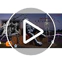 10.5FT Light-Up Halloween Skeleton Inflatable for Yard and Garden Decorations