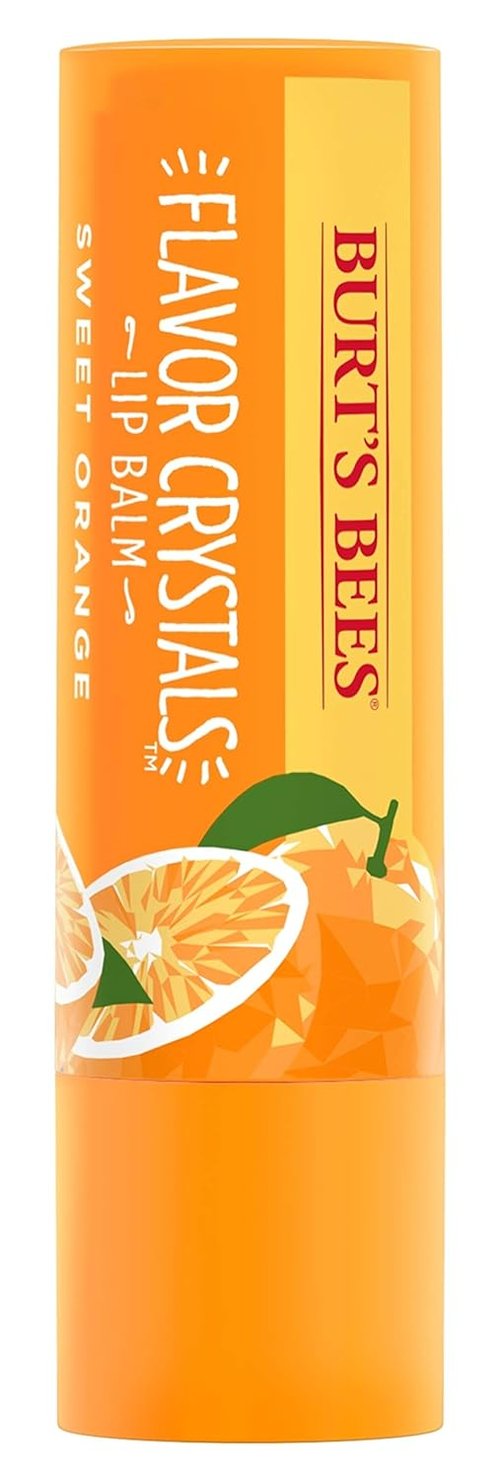 Burt's Bees Lip Balm - 100% Natural Sweet Orange Flavor with Beeswax & Fruit Extracts - 1 Tube
