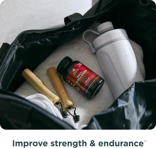 Ancient Nutrition Multi Collagen Protein Capsules - Support Muscle Health | 90 Count