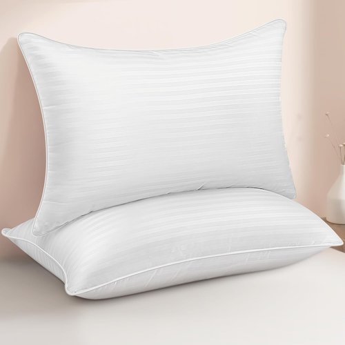 King Size Bed Pillows - Premium Down Alternative Cooling Pillows Set of 2 for All Sleep Positions