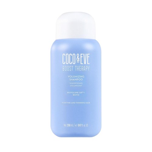 Coco & Eve Boost Therapy Hair Volumizing Shampoo - Biotin & Panthenol for Thicker, Fuller Hair (9.47 fl oz)