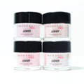 MakarttPro Acrylic Powder Set | 4 Cool Tone Colors - 0.5oz Cover Powders for Nail Extensions & Sculpting