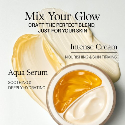 d'alba Piedmont White Truffle Double Serum & Cream - Vegan 2-in-1 Face Moisturizer for All Skin Types (2.46 oz)