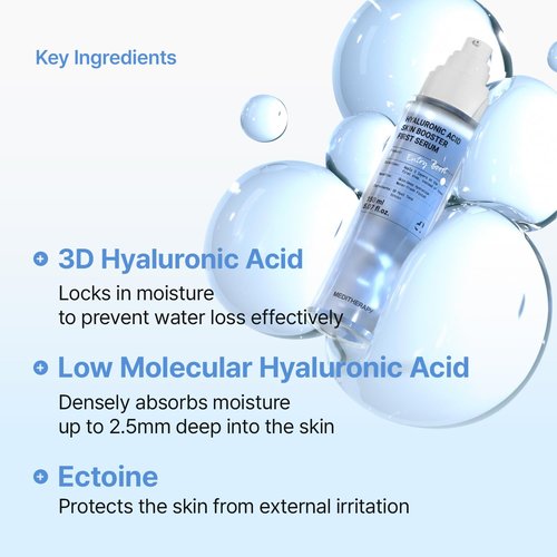 Meditherapy Hyaluronic Acid Serum XXL 150ml (5.07 fl.oz.) – Ultra Hydrating 333Serum for Glowing Skin, Face Moisturizer, Non-Sticky, Anti-Aging & Wrinkle Care, Korean Skin Care