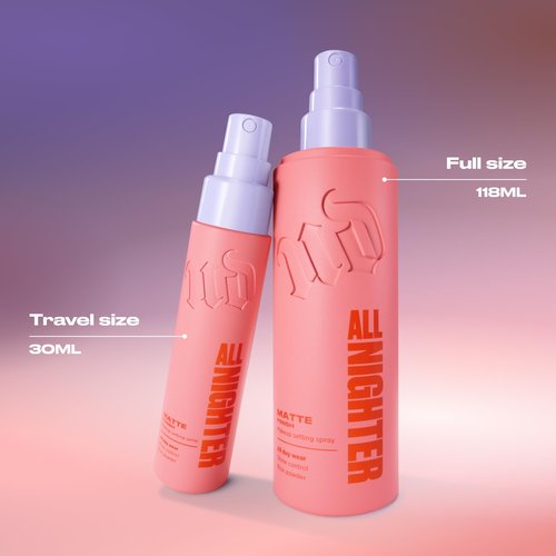 Urban Decay All Nighter Waterproof Makeup Setting Spray - Blurring Matte Finish, Up to 24HR Wear, Mattifying Mist, Oil Control Face Primer, Smudge-Proof, Transfer-Resistant - 4 fl oz