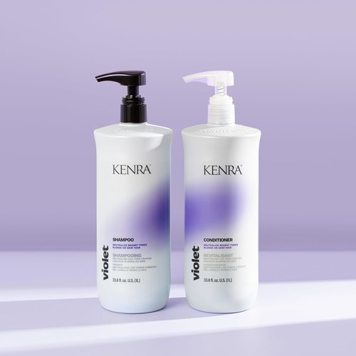 Kenra Violet Shampoo - Eliminates Brassy Tones & Moisturizes Processed Hair | Color Safe for Blonde & Gray