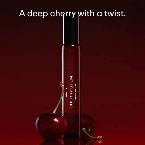 PHLUR Cherry Stem Perfume - Fruity Woody Eau de Parfum for Women, 9.5 mL | Black Cherry & Caramel Scent