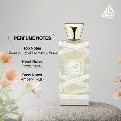 Lattafa Musk Mood Eau de Parfum Spray - Unisex Fragrance | 3.4 Ounce Bottle