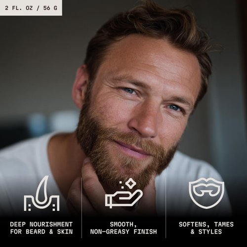 Striking Viking Beard Balm for Men - Leave in Beard Conditioner - Styling Balm Made with Naturally Derived Beard Butter, Argan & Jojoba Oils (2 Ounce (Pack of 1), Blue Ocean)