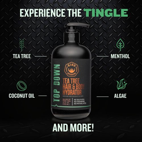 GIBS Top Down Hair & Body Hydrator - Nourishing Moisturizer for All Skin Types