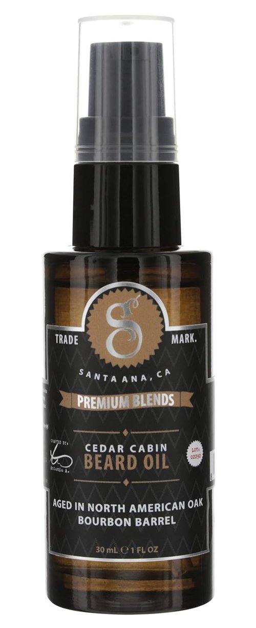 Suavecito Premium Blends Beard Oil - Leave-In Conditioner for Soft, Hydrated Beards - 1 oz
