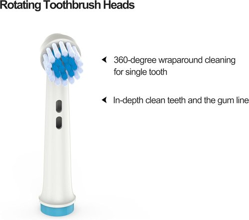 Oral-B Precision Clean Brush Heads - Rotating & Oscillating Replacement Heads | Compatible with Braun Pro Smart Genius