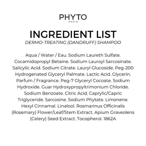 PHYTO Scalp Solutions Dandruff Shampoo - Soothing Anti-Flake Treatment, Sulfate-Free & Color-Safe - 8.45 fl oz