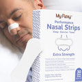 Extra Strength Nasal Strips by [Brand Name] | White Nose Strips for Snoring Relief - 30 Count