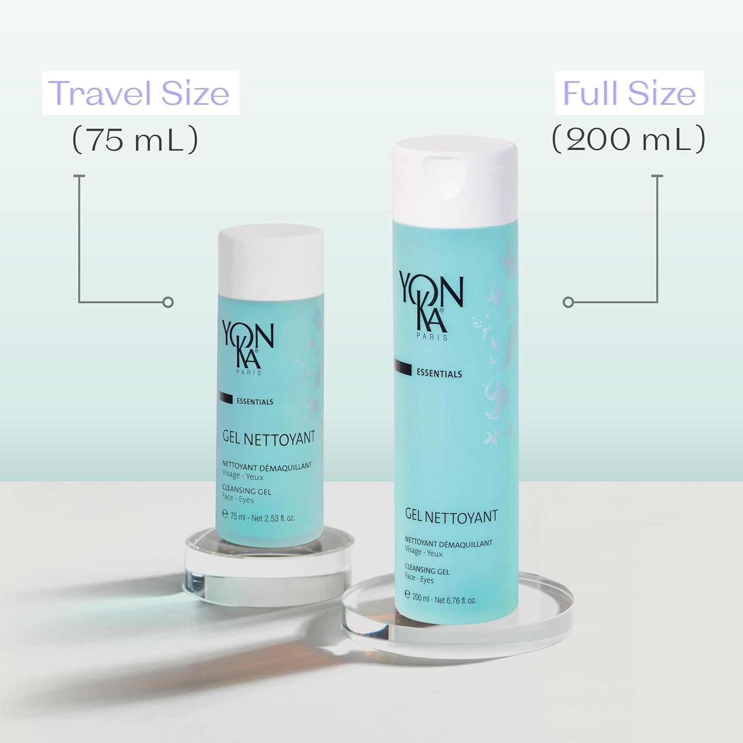Yonka Gel Cleanser - Gentle Foaming Face Wash & Makeup Remover | Balances pH & Cleanses Pores | For Oily & Acne-Prone Skin