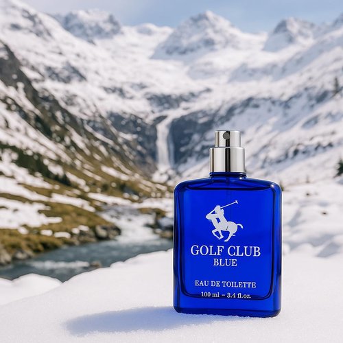 Skiennix Men's Perfume - Elegant Sports Fragrance Eau de Toilette in Blue Glass Bottle | Long-Lasting 100ml