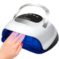 UV LED Nail Lamp with 72 Beads, 320W Nail Curing Lamps for Gel Polish with Automatic Sensor/4 Timer Setting,Led Nail Dryer, Professional Nail Art Drying Tools for Fingernail and Toenail.