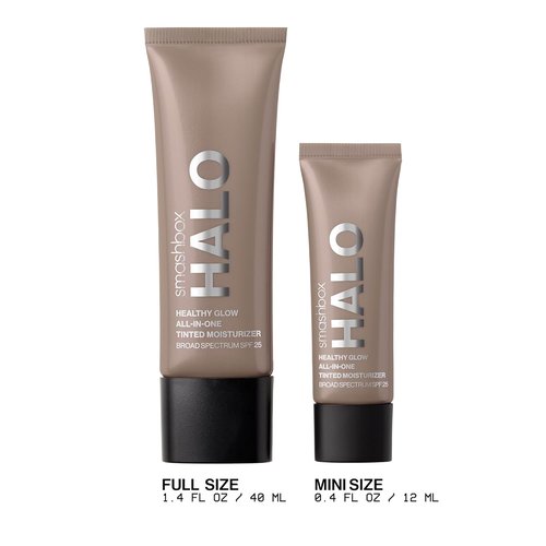 Smashbox Halo Healthy Glow Tinted Moisturizer SPF 25 - Hydrating All-in-One Formula with Hyaluronic Acid