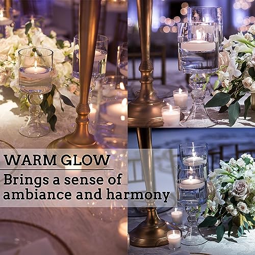 Floating Candle Set 36 White Unscented 3-Inch - Water-Resistant for Weddings & Parties Variation of THIS listing