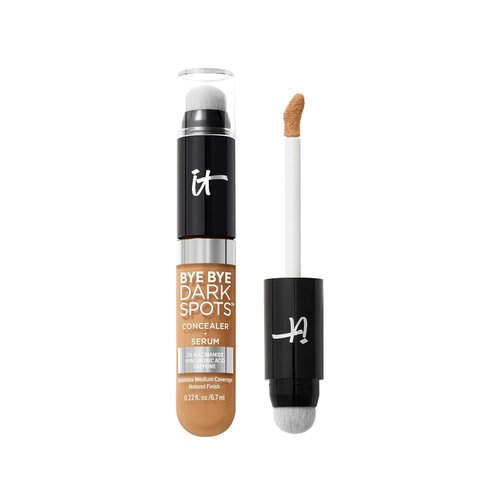 IT Cosmetics Bye Bye Dark Spots Concealer & Brightening Serum | 2% Niacinamide & Hyaluronic Acid - Medium Coverage, Natural Finish - 0.22 fl oz