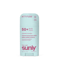 ATTITUDE Baby Mineral Sunscreen Face Stick SPF 50 - Broad Spectrum Zinc Oxide, EWG Verified, Vegan