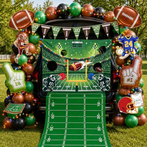 Halloween Trunk or Treat Car Decorations Kit with Balloons & Lights for SUV