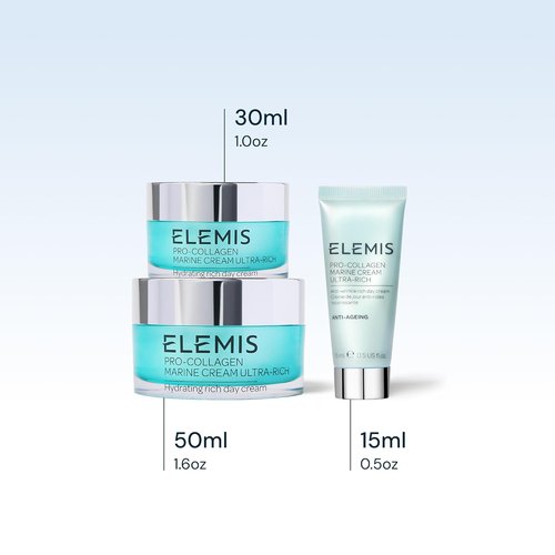 ELEMIS Pro-Collagen Marine Cream Ultra Rich - Deeply Hydrating Anti-Wrinkle Cream for Dry Skin