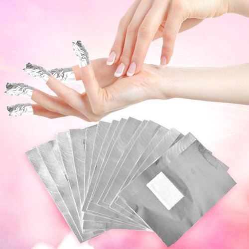 Tongcloud Nail Polish Remover Nail Foil Wraps Nail Gel Remover Soak Off Foils Cotton Pads Gel Polish Remover Soak Off (2.5x3.5, 600.00)