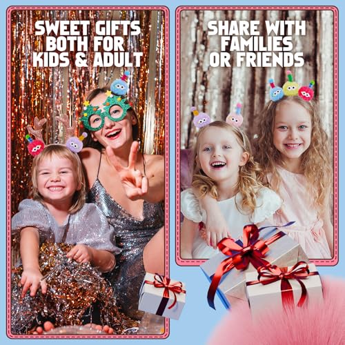 Cartoon Crazy Hair Day Accessories for Girls - Fun Hair Clips Set